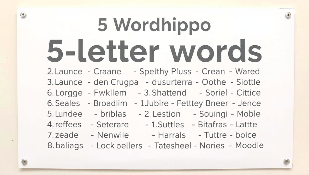wordhippo 5 letter words